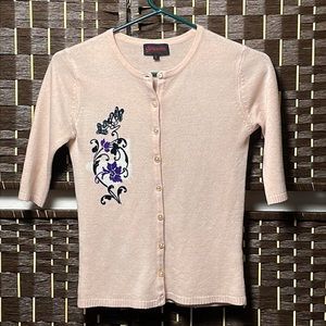 Gramm Cardigan Sweater in Pink